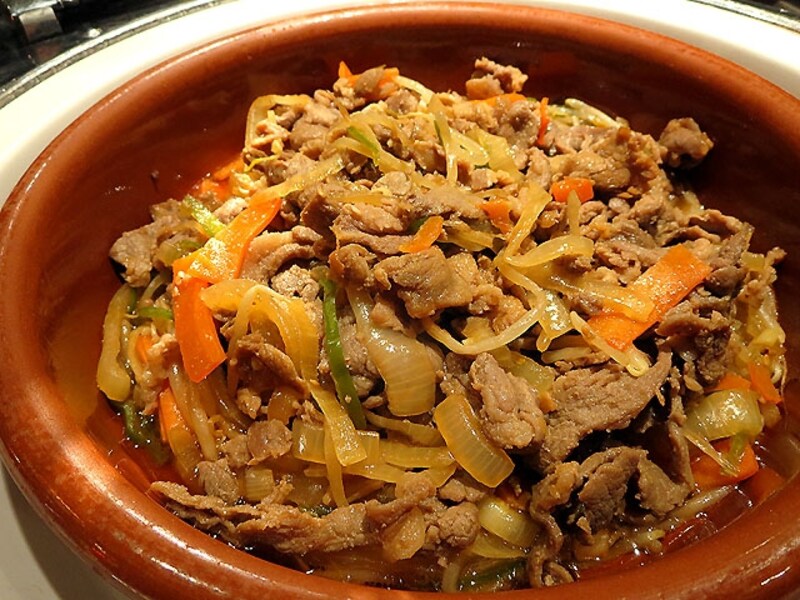 ラム肉と野菜のジンギスカン