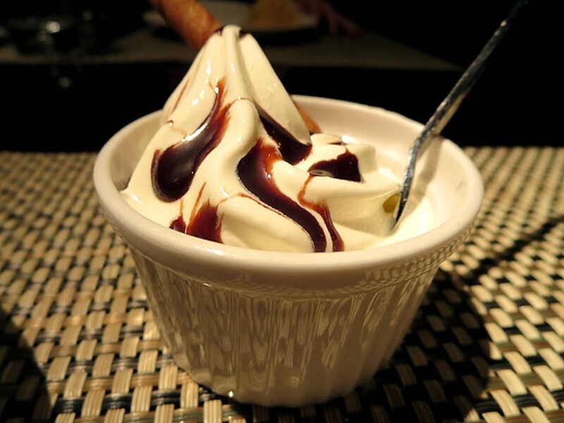 北海道生クリームと牛乳のソフトクリーム