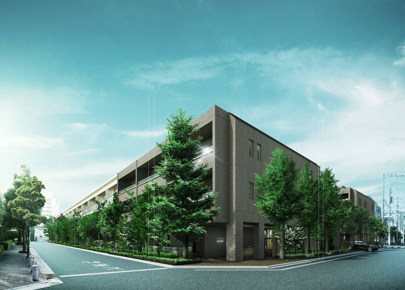 「ザ・パークハウス 学芸大学」外観完成予想図