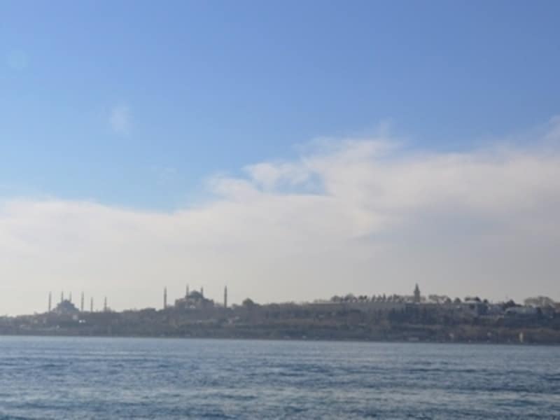 海から見る歴史地区