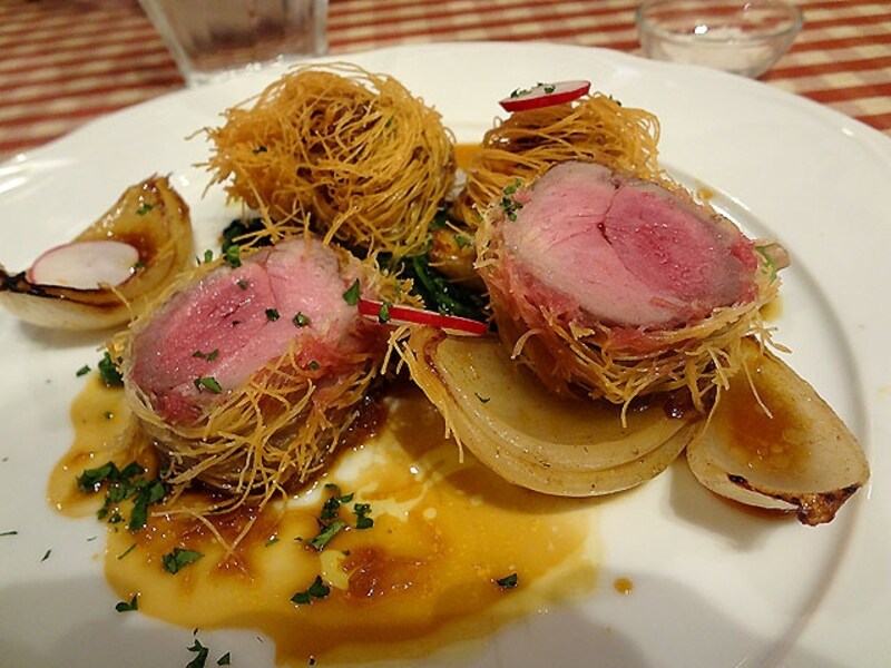 ラ メゾン ターブルドット 仔羊のカダイフ巻き