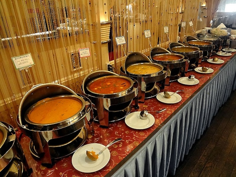 サムラート ブッフェ台