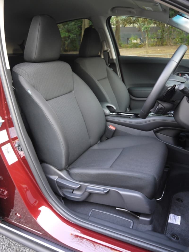 ホンダ・ヴェゼル・フロントシート