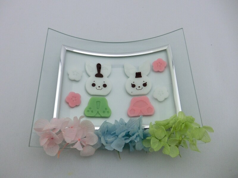 お雛様プリザアレンジ