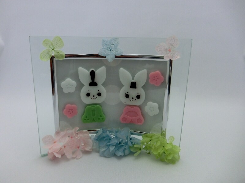 お雛様プリザアレンジ