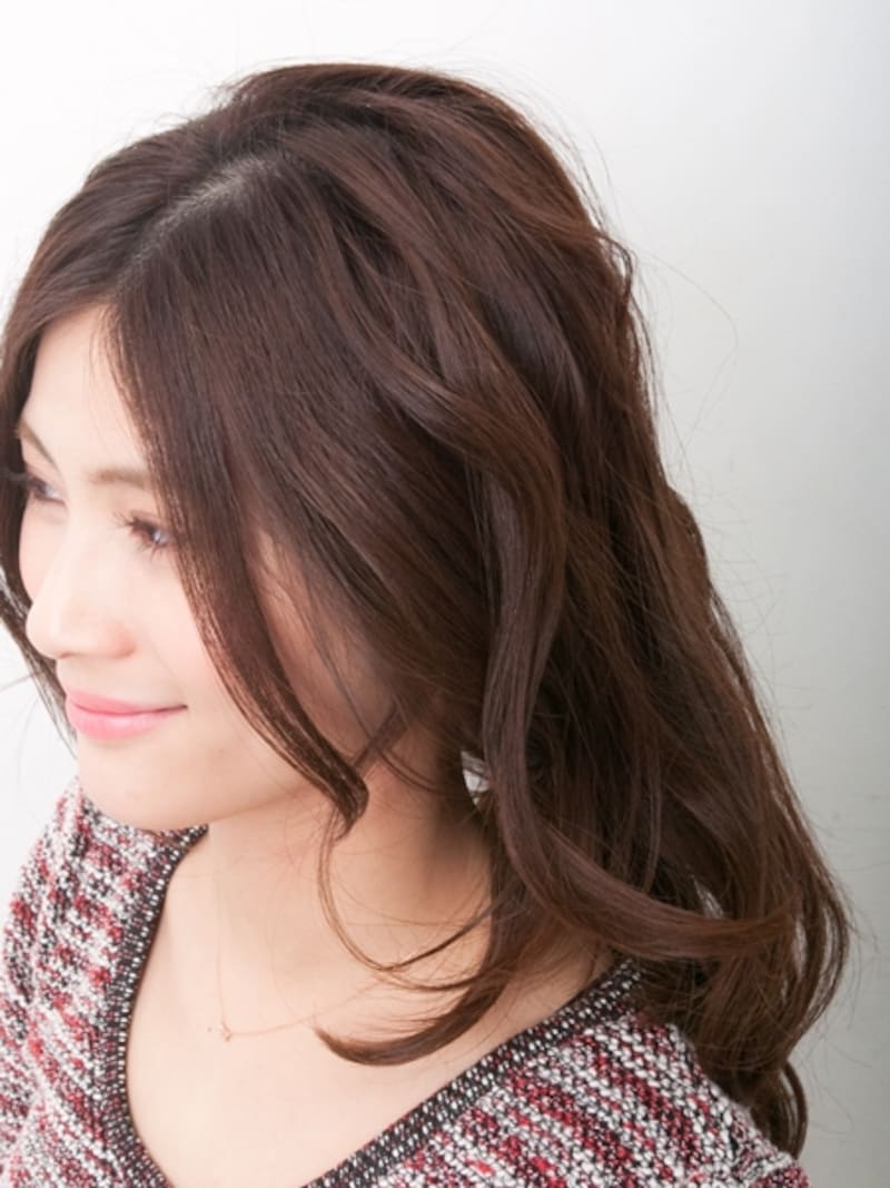 根元が一番強めのウェーブにしたい