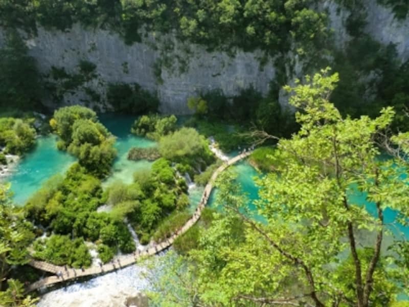 クロアチアの自然の豊かさを象徴するプリトヴィッツェ湖群国立公園
