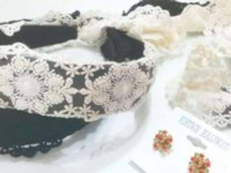 ネックレス、ピアス、ヘアバンド、リングなどなどガイドも愛用中です！ 写真は前シーズンに買ったヘアバンドとピアス。へアバンドは色違いで同じものを2つ購入しました。普段はシンプルなものが好きですが、少し華やかに着飾ったときに、このブランドのピアスやリングを使っています