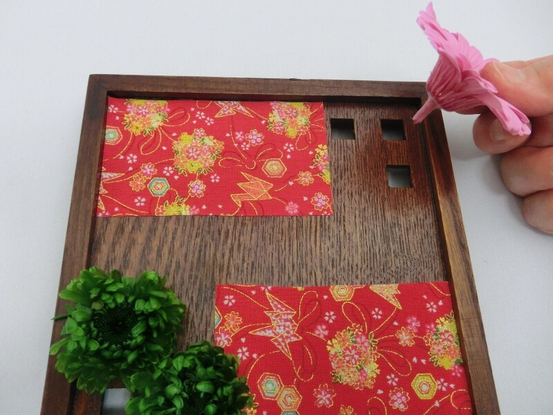 お雛様プリザアレンジ