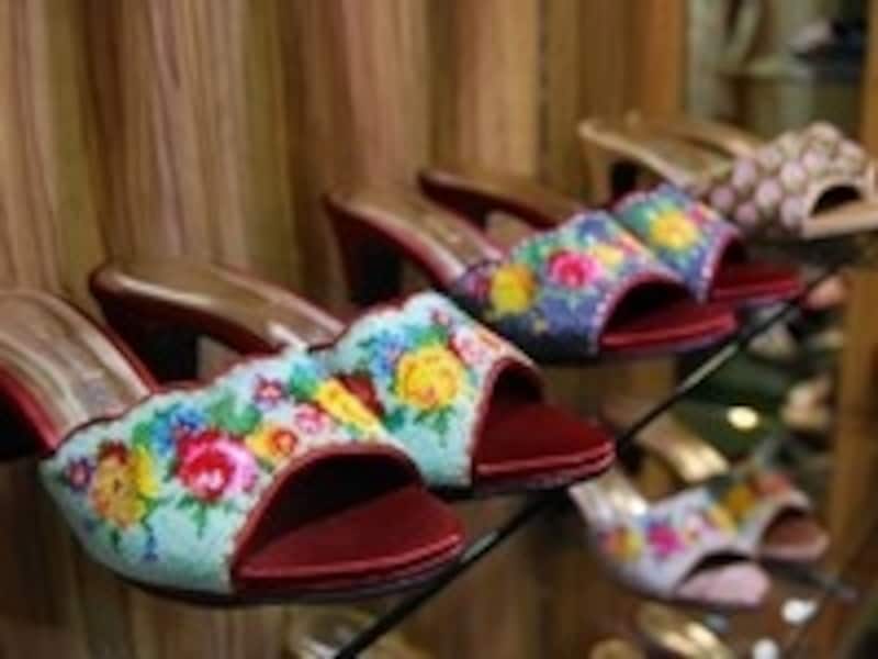 ビーズサンダル