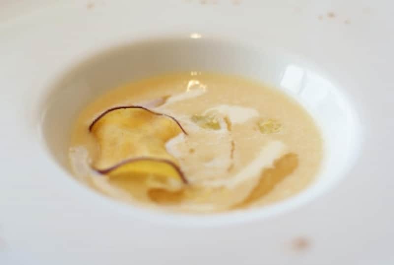 シナモン香るサツマイモのポタージュ