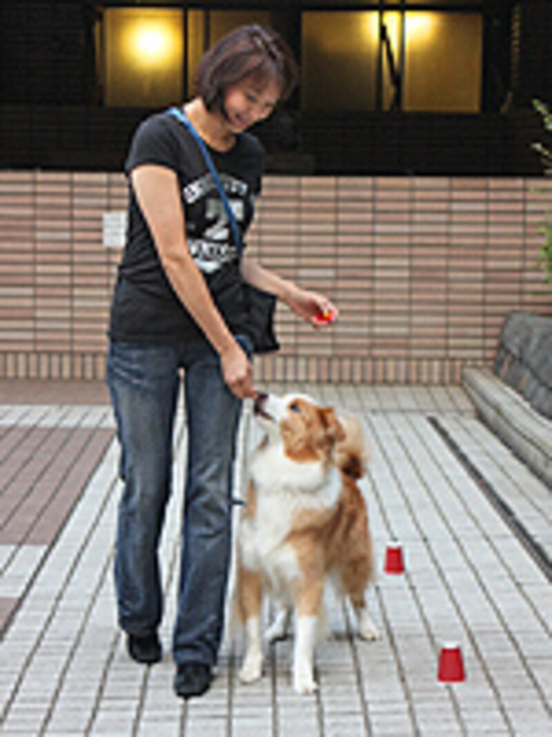 紙コップの数を減らし、それぞれの距離を開ける