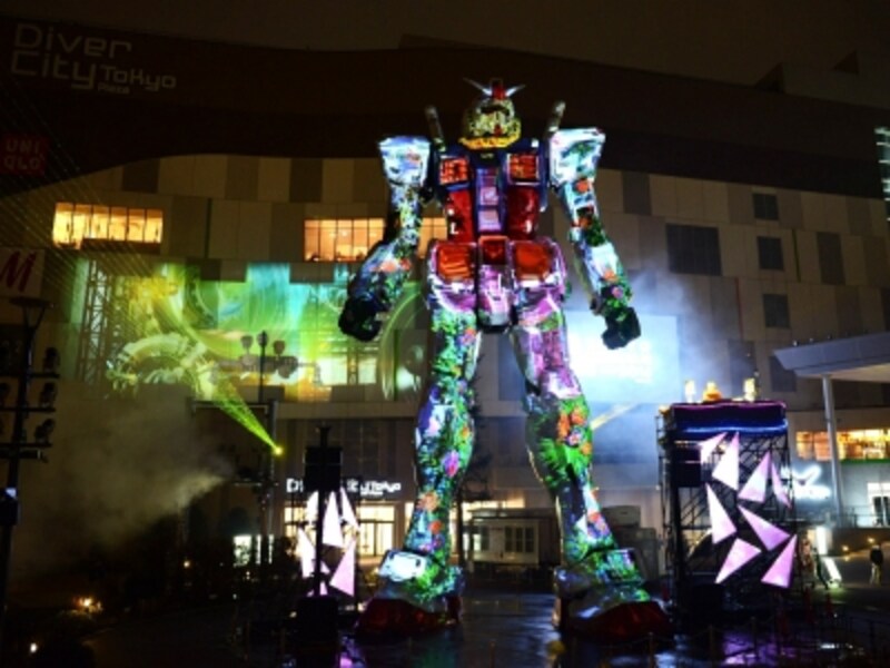 2014年3月に4日間だけ開催された 「ガンダムプロジェクションマッピング」