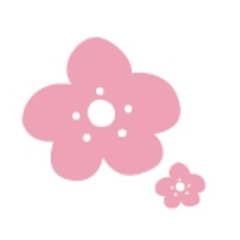 梅　ひな祭り　イラスト　カラー　かわいい