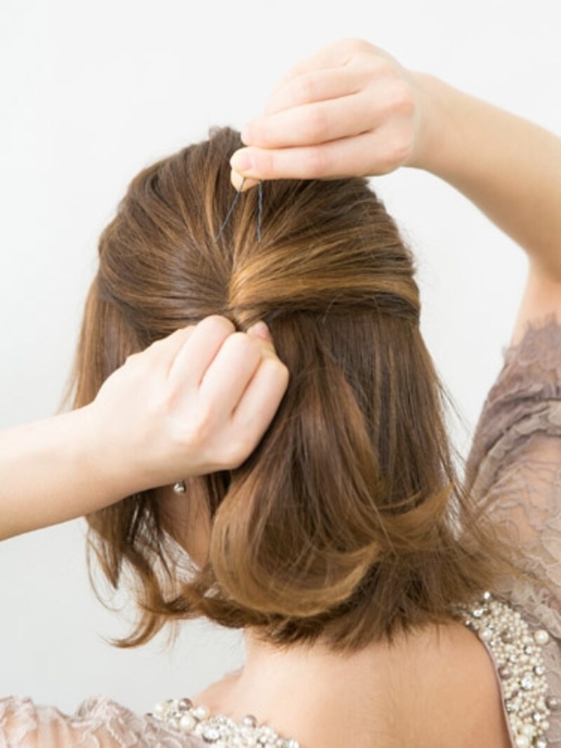 サイドにねじる