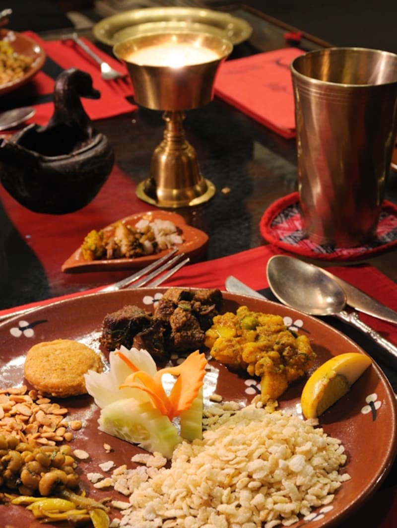 6コースディナーの前菜盛り合わせ