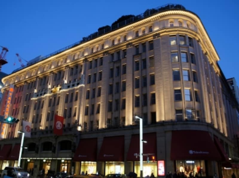 日本橋高島屋、昭和8(1933）年築の国重要文化財