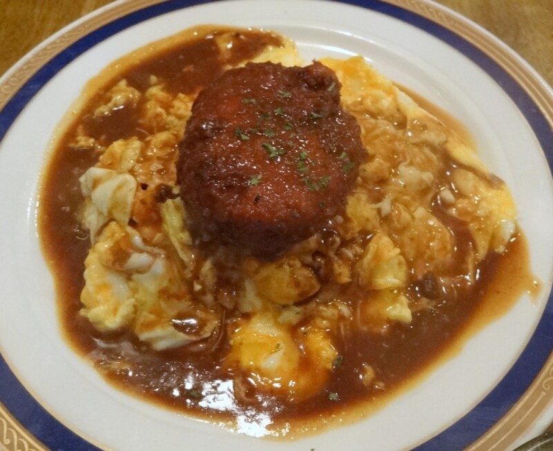 ここでしか食べられないオムライス