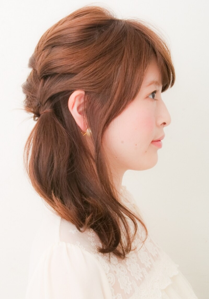大きめの編み目ができている