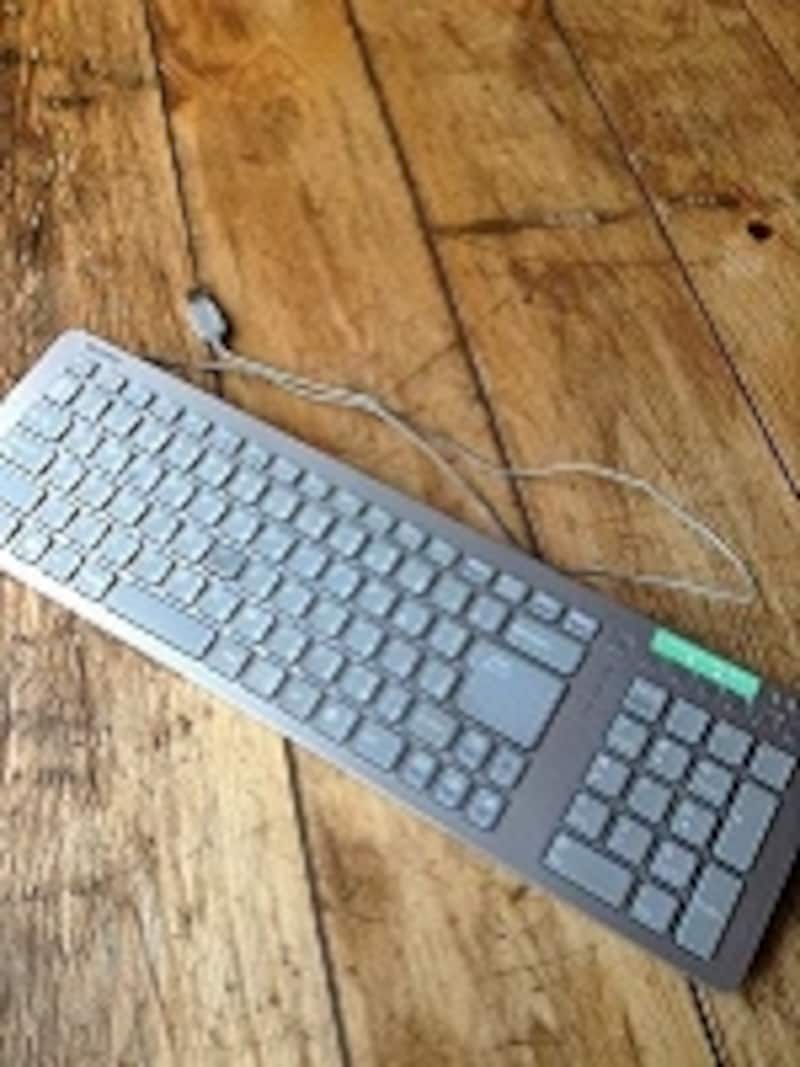 「H」が使えなくなったキーボード。