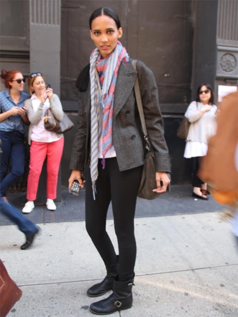 大胆プリントでトレンド投入