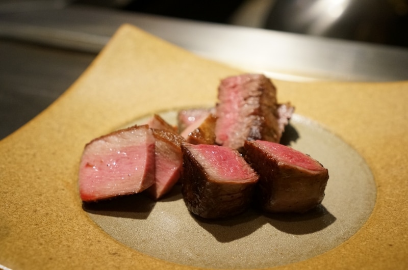 黒毛和牛のタン元、シャトーブリアン、ハラミ