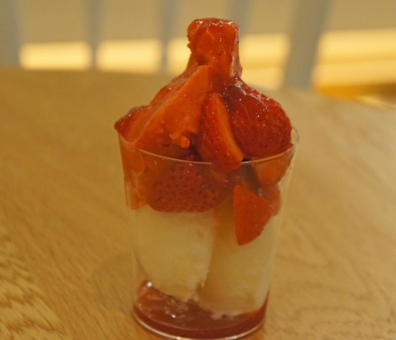 あまおう苺パルフェ(季節限定)750円