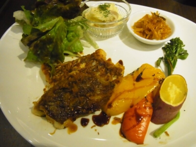 真鯛と野菜のバルサミコ醤油ランチ（1290円）