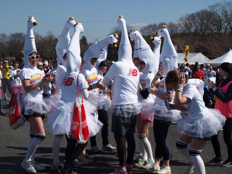 カラーランスタート前