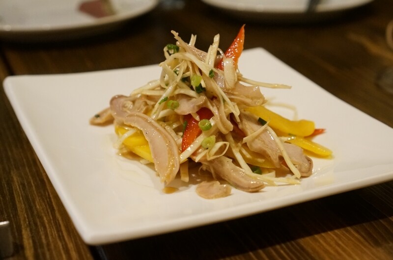 ガツ芯と根セロリのサラダ