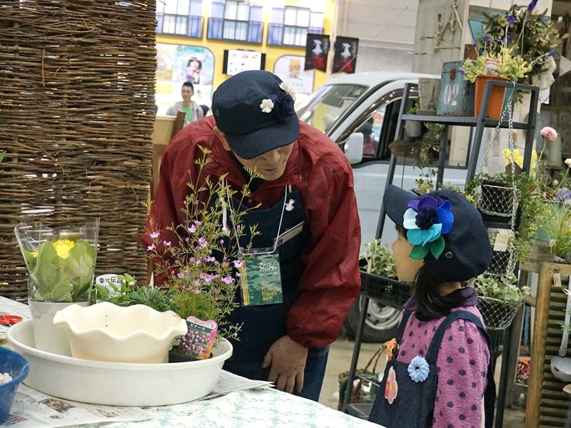 キッズのお花屋さん体験