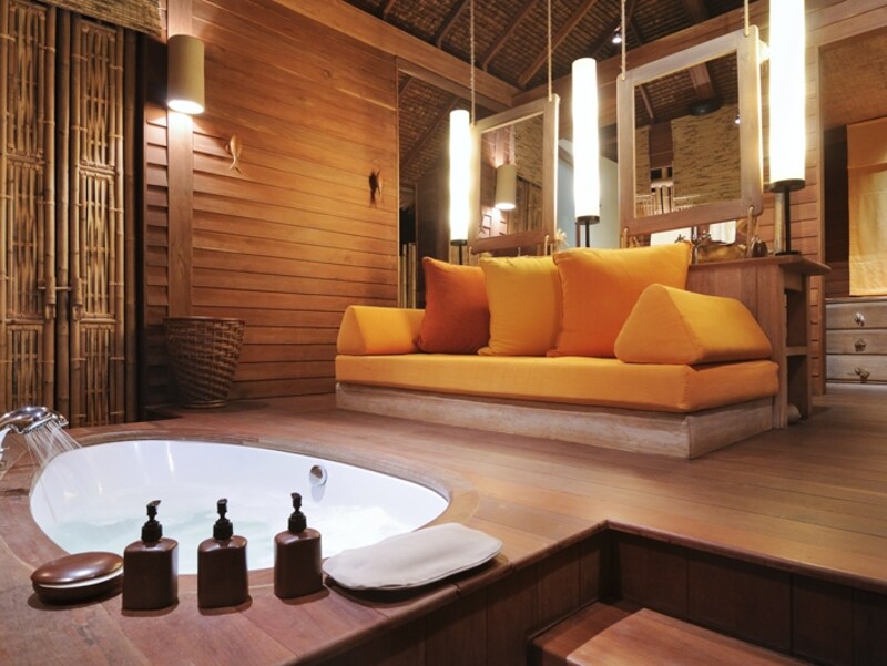 シャンプーなど、バスアメニティも天然素材で環境に優しい