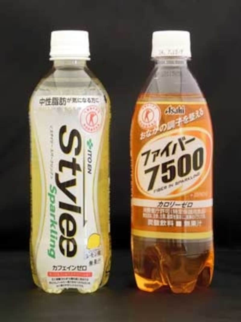 伊藤園スタイリースパークリング・アサヒ飲料ファイバー7500