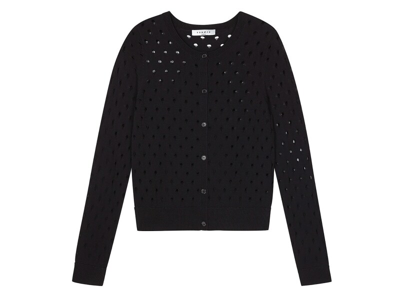 GAZOUILLI OPENWORK CARDIGAN(sandro)