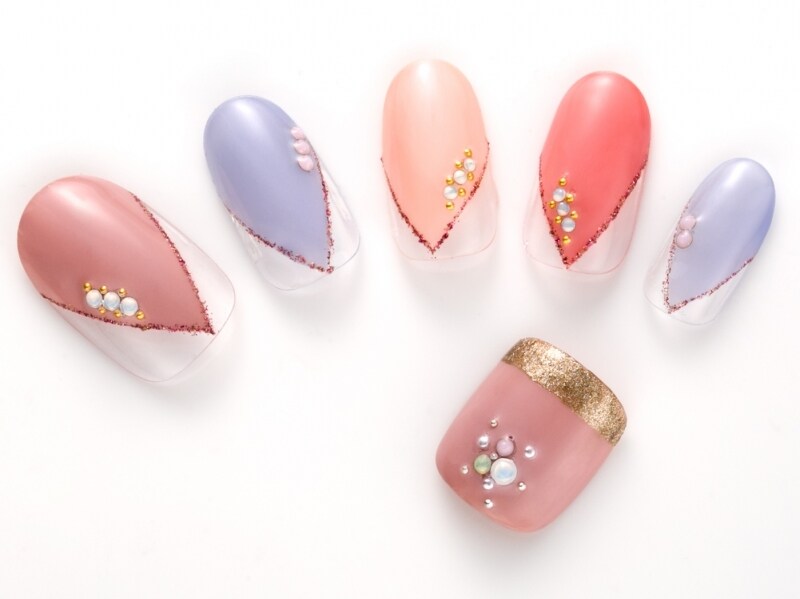 V字でシャープさもプラスして