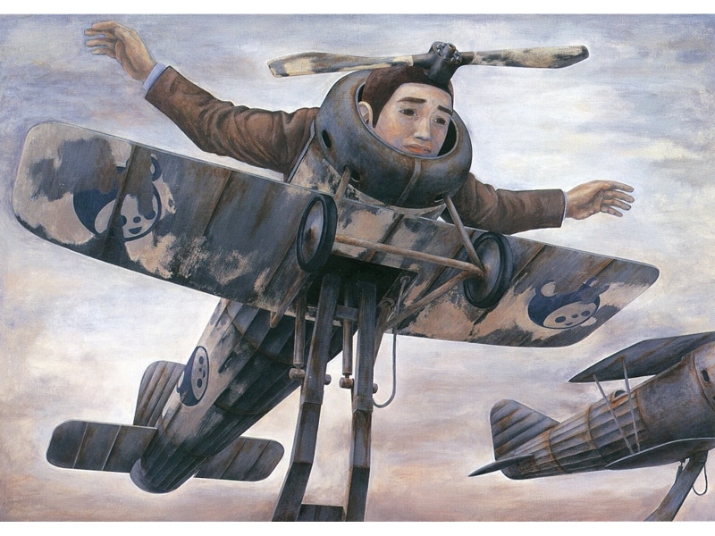 《飛べなくなった人》(1996 年) (静岡県立美術館蔵)