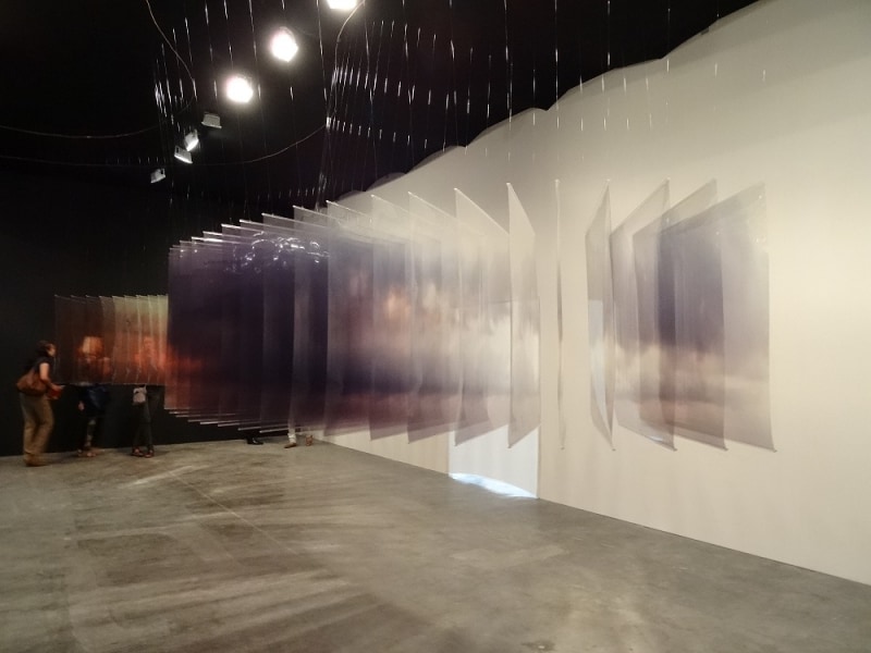 日本ブースに展示された中西信洋作品