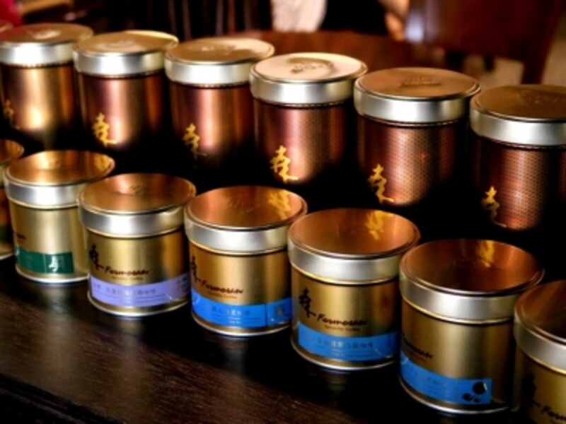 迪化街にあるカフェは台湾コーヒーが豊富にそろう