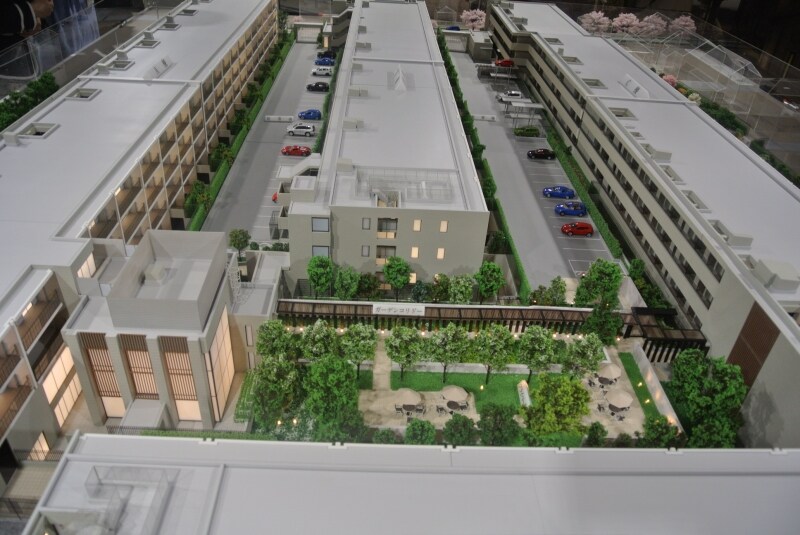 「ザ・パークハウス 上鷺宮」の完成予想模型