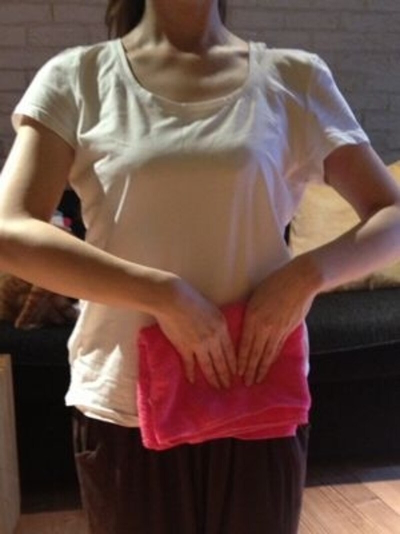 時計回りにゆっくりと