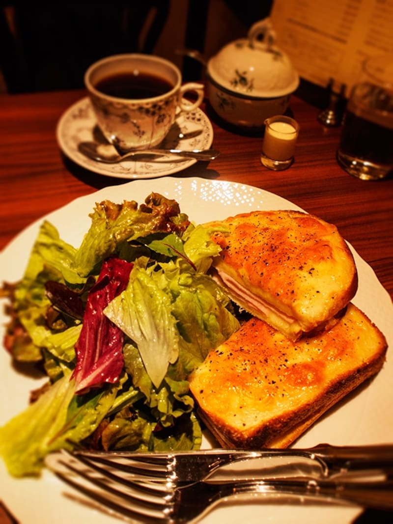 クロックムッシュとフレンチブレンドのセット