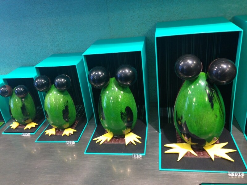 鳥のようなカエルのようなイースターエッグ