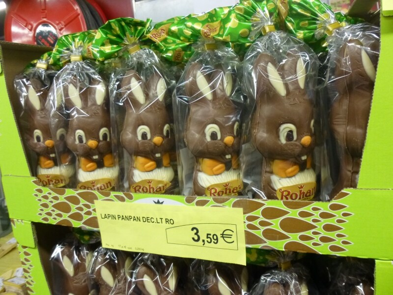 リヨンのスーパーマーケットで