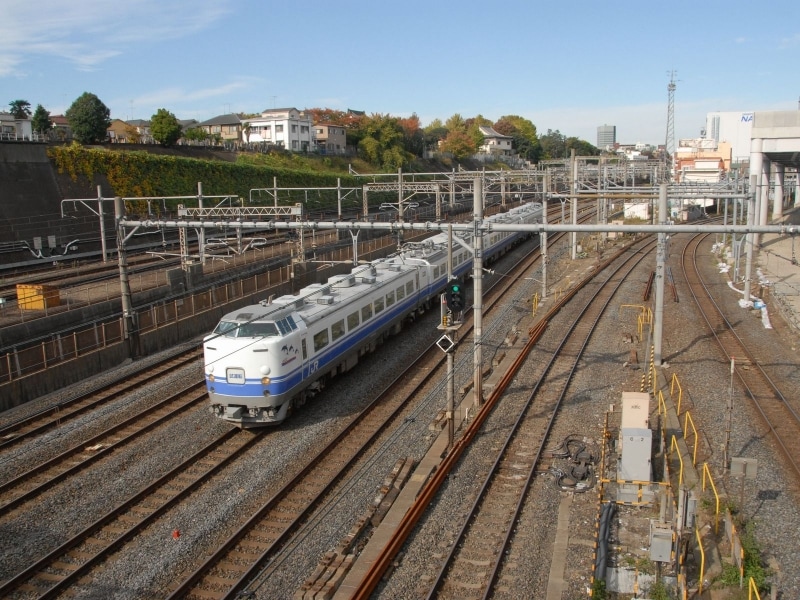 日暮里駅の陸橋