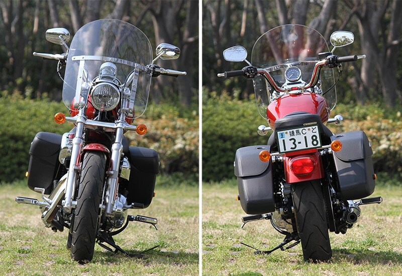 フロントビュー／リアビュー