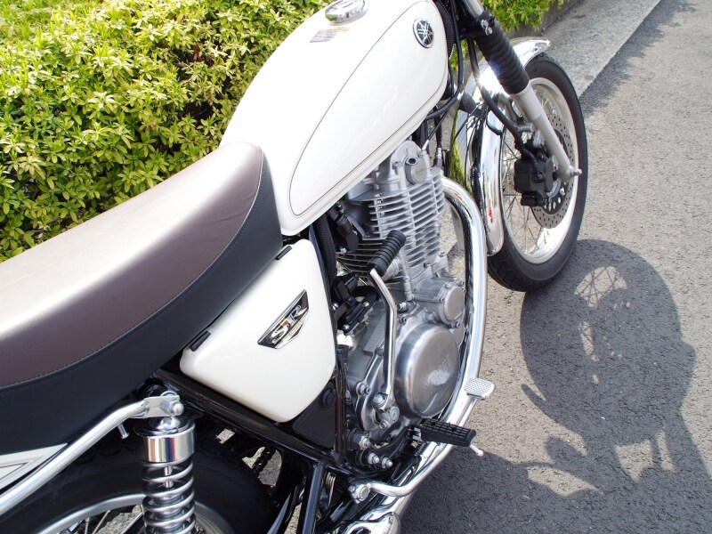 SR400のキックスターター