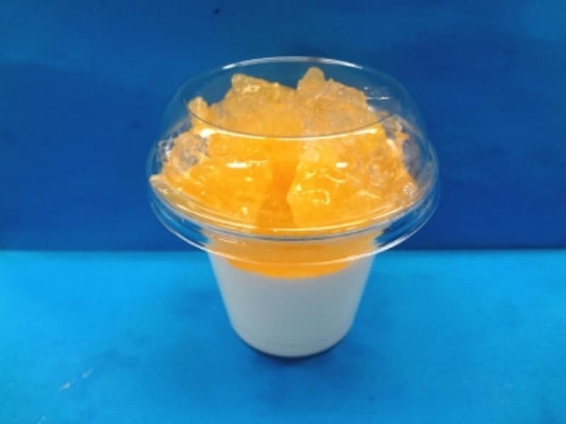 紅甘夏とクリームチーズムース