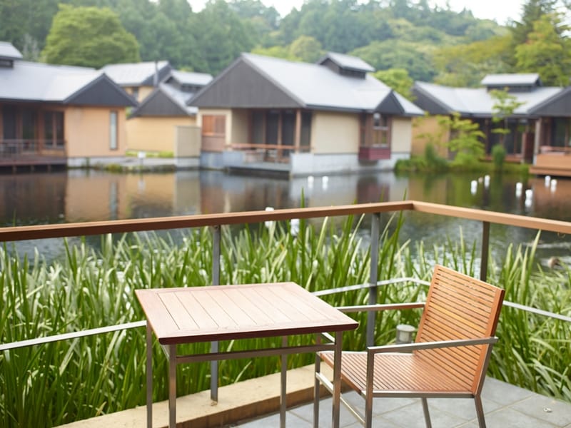 客室内のテラス