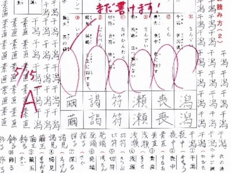 行間や欄外などあらゆる余白に何十回も漢字の書き取りをしないとA評価がもらえないモンスターティーチャーが出す理不尽な宿題