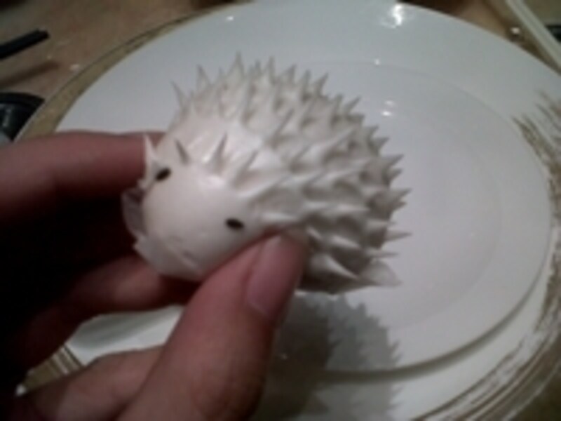 ハリネズミの形をしたかわいい肉まんも